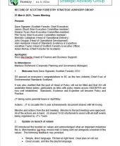 Strategic Advisory Group minutes - 23 March 2021